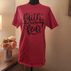 "Faith Over Fear" - Vibrant Statement Tee